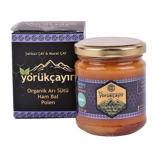 Yörükçayır Organik Arı sütü bal polen karışımı